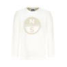 NORTH SAILS T-SHIRT MANICHE LUNGHE BAMBINO BIANCO