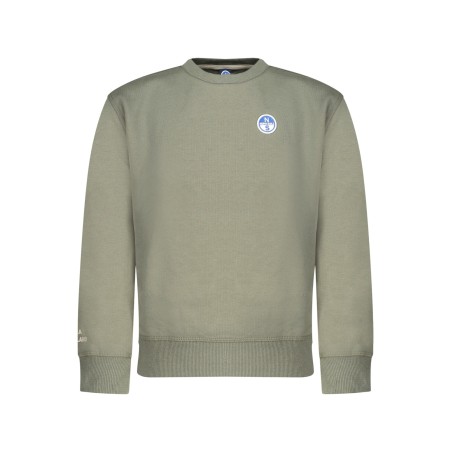 NORTH SAILS FELPA SENZA ZIP BAMBINO VERDE