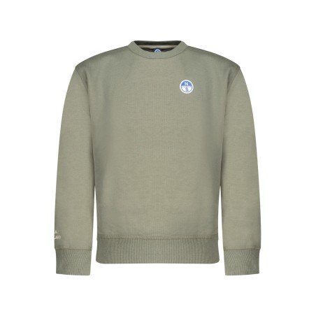 NORTH SAILS FELPA SENZA ZIP BAMBINO VERDE