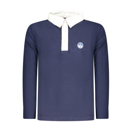 NORTH SAILS POLO MANICHE LUNGHE BAMBINO BLU