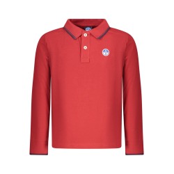 NORTH SAILS POLO MANICHE LUNGHE BAMBINO ROSSO