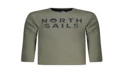 NORTH SAILS T-SHIRT MANICHE LUNGHE BAMBINO VERDE