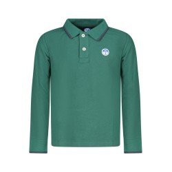 NORTH SAILS POLO MANICHE LUNGHE BAMBINO VERDE