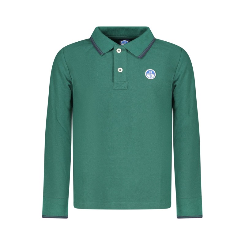 NORTH SAILS POLO MANICHE LUNGHE BAMBINO VERDE