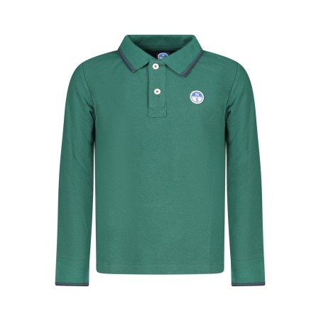 NORTH SAILS POLO MANICHE LUNGHE BAMBINO VERDE