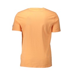 GUESS JEANS T-SHIRT MANICHE CORTE UOMO ARANCIO