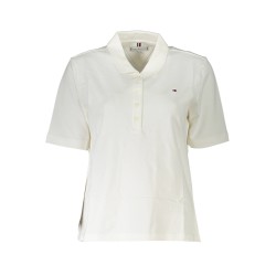 TOMMY HILFIGER POLO MANICHE CORTE DONNA BIANCO