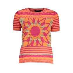 DESIGUAL MAGLIA DONNA ARANCIO