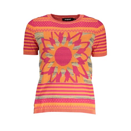 DESIGUAL MAGLIA DONNA ARANCIO