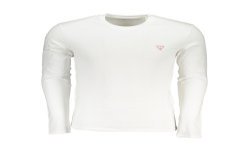 GUESS JEANS T-SHIRT MANICHE LUNGHE UOMO BIANCO
