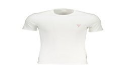 GUESS JEANS T-SHIRT MANICHE CORTE UOMO BIANCO