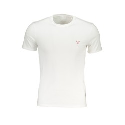 GUESS JEANS T-SHIRT MANICHE CORTE UOMO BIANCO