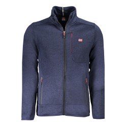 NORWAY 1963 FELPA CON ZIP UOMO BLU