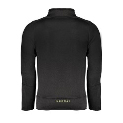 NORWAY 1963 FELPA CON ZIP UOMO NERO