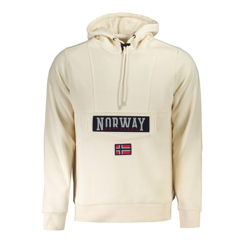NORWAY 1963 FELPA SENZA ZIP UOMO BEIGE