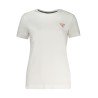 GUESS JEANS T-SHIRT MANICHE CORTE DONNA BIANCO
