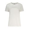 GUESS JEANS T-SHIRT MANICHE CORTE DONNA BIANCO