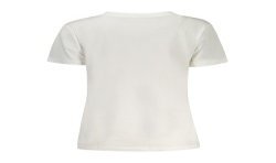 GUESS JEANS T-SHIRT MANICHE CORTE DONNA BIANCO