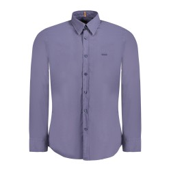 HUGO BOSS CAMICIA MANICHE LUNGHE UOMO BLU