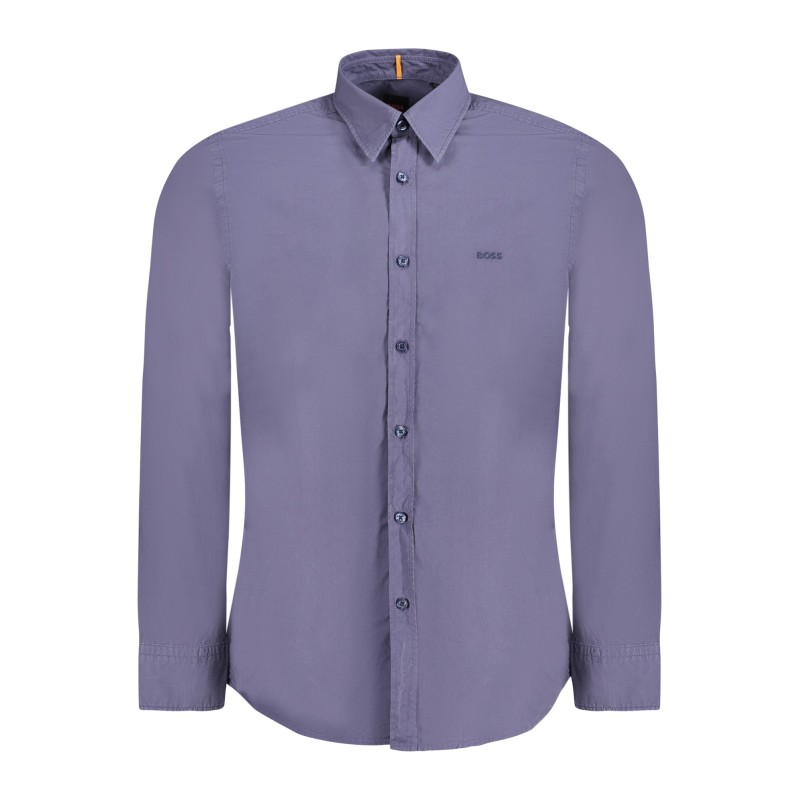 HUGO BOSS CAMICIA MANICHE LUNGHE UOMO BLU