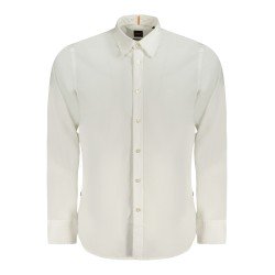HUGO BOSS CAMICIA MANICHE LUNGHE UOMO BIANCO