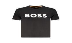 HUGO BOSS T-SHIRT MANICHE CORTE UOMO NERO