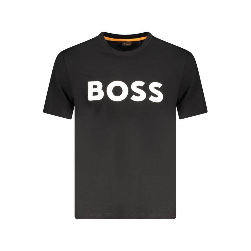 HUGO BOSS T-SHIRT MANICHE CORTE UOMO NERO