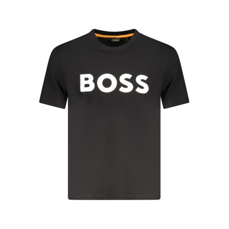 HUGO BOSS T-SHIRT MANICHE CORTE UOMO NERO