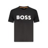 HUGO BOSS T-SHIRT MANICHE CORTE UOMO NERO