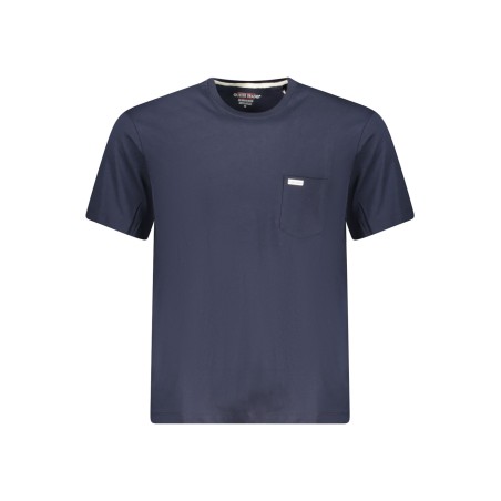 GUESS JEANS T-SHIRT MANICHE CORTE UOMO BLU