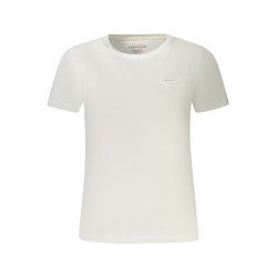 GUESS JEANS T-SHIRT MANICHE CORTE DONNA BIANCO