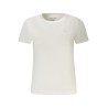 GUESS JEANS T-SHIRT MANICHE CORTE DONNA BIANCO