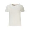 GUESS JEANS T-SHIRT MANICHE CORTE DONNA BIANCO