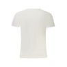 GUESS JEANS T-SHIRT MANICHE CORTE DONNA BIANCO