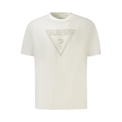 GUESS JEANS T-SHIRT MANICHE CORTE UOMO BIANCO