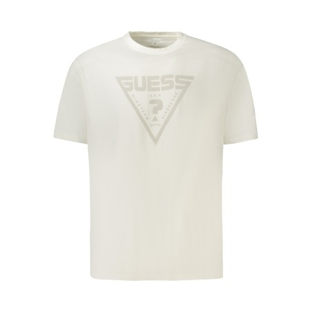 GUESS JEANS T-SHIRT MANICHE CORTE UOMO BIANCO
