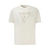 GUESS JEANS T-SHIRT MANICHE CORTE UOMO BIANCO