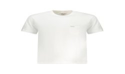 GUESS JEANS T-SHIRT MANICHE CORTE UOMO BIANCO