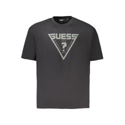 GUESS JEANS T-SHIRT MANICHE CORTE UOMO NERO