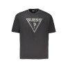 GUESS JEANS T-SHIRT MANICHE CORTE UOMO NERO