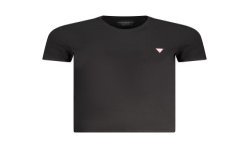 GUESS JEANS T-SHIRT MANICHE CORTE UOMO NERO