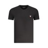 GUESS JEANS T-SHIRT MANICHE CORTE UOMO NERO