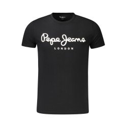 PEPE JEANS T-SHIRT MANICHE CORTE UOMO NERO