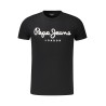 PEPE JEANS T-SHIRT MANICHE CORTE UOMO NERO