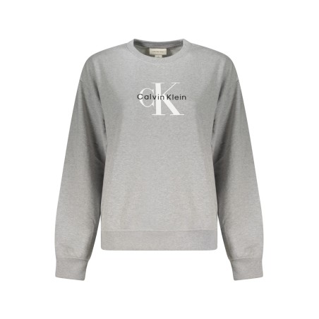 CALVIN KLEIN FELPA SENZA ZIP DONNA GRIGIO