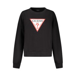 GUESS JEANS FELPA SENZA ZIP DONNA NERO