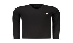 GUESS JEANS T-SHIRT MANICHE LUNGHE UOMO NERO