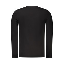 GUESS JEANS T-SHIRT MANICHE LUNGHE UOMO NERO