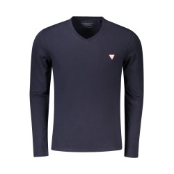 GUESS JEANS T-SHIRT MANICHE LUNGHE UOMO BLU