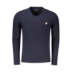 GUESS JEANS T-SHIRT MANICHE LUNGHE UOMO BLU